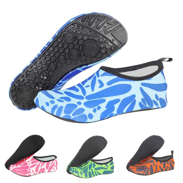 Men Beach swimming socks trainers Orange blue green 95 95s Multi prints Anti slip fitness Yoga Dance surf Diving Underwater training shoes