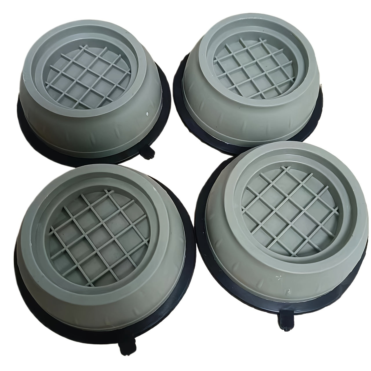 TEMU 4pcs Anti-vibration Washing Machine Pads With Suction Cups – Non-slip, Shock Absorbing & Noise Reducing Mats For Refrigerators And Appliances,