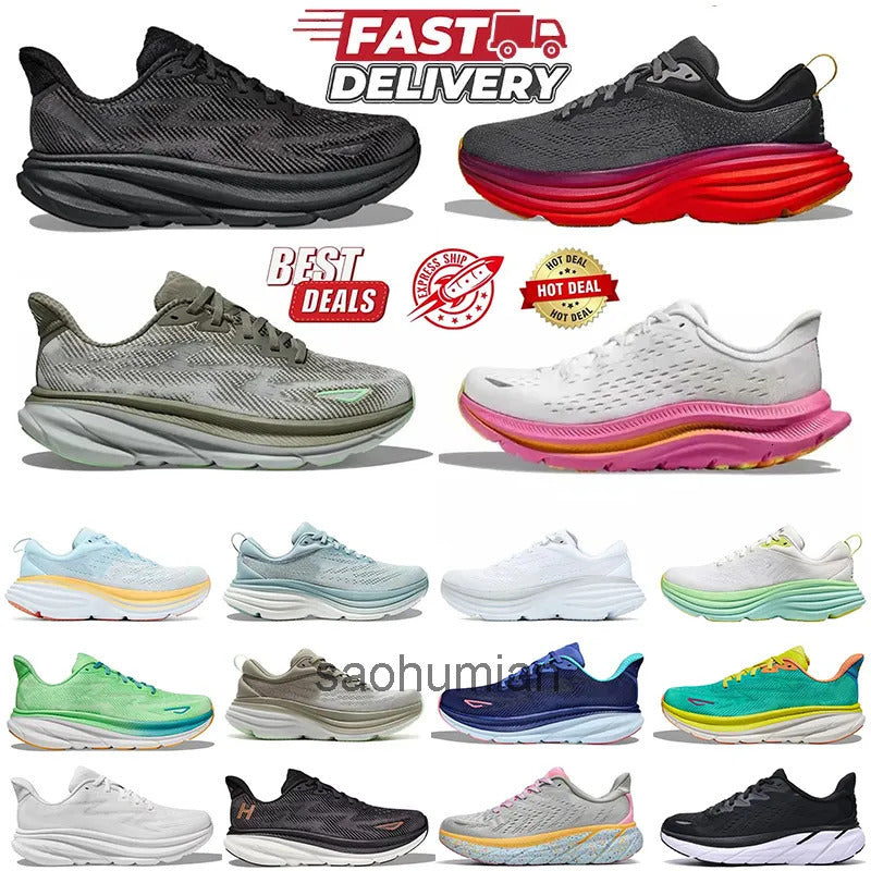 Designer Bondi 8 Casual Shoes Clifton 9 Classic Triple Summer Song On Cloud Jogging Walking Outdoor Sports Sneake hokasneaker hooka hokaism hokashoe
