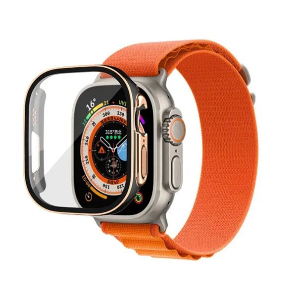Smartwatch For Apple watch Ultra 2 Series 9 49mm Smart Watch marine strap smartwatch sport watch wireless charging strap box Protective Cove