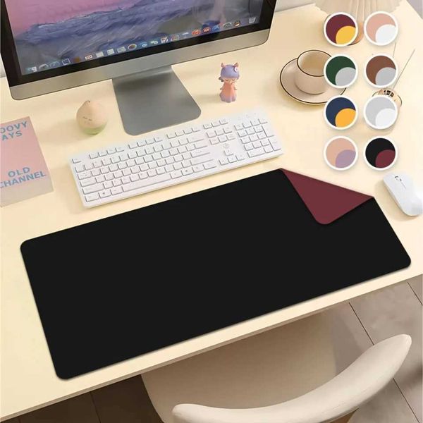 1pc Large Size Off Desk Protector Mat PU Faux Leather Waterproof Mouse Pad Desktop Keyboard Desk Pad Gaming Mousepad PC Acces Z250111