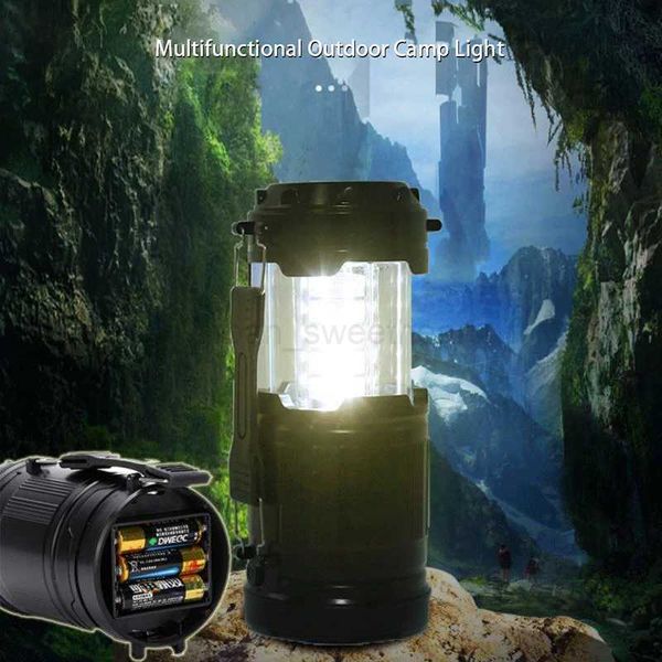 LED Tent Lamp Waterproof Camping Light Power By 3*AA Battery Emergency Battery Lantern Working Lighting FlashlightCL240724