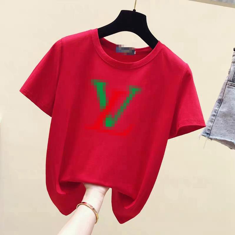 Designer Mens Play T Shirt Vuitton White Eyes Big Red Peach Heart Embroidery Printed Shirt Commes Fashion Women Shirts High Quanlity Tees