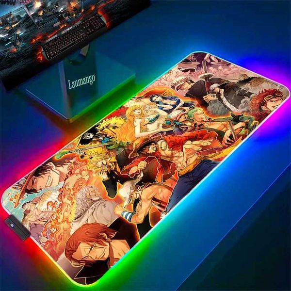 Pads Wrist Rests Large Mouse Pad Xxl Gaming Pc Laptop Mat One Piece Mousepad Anime Gamer Desk Carpet Computer Deskpad Keyboard Mause Accesso