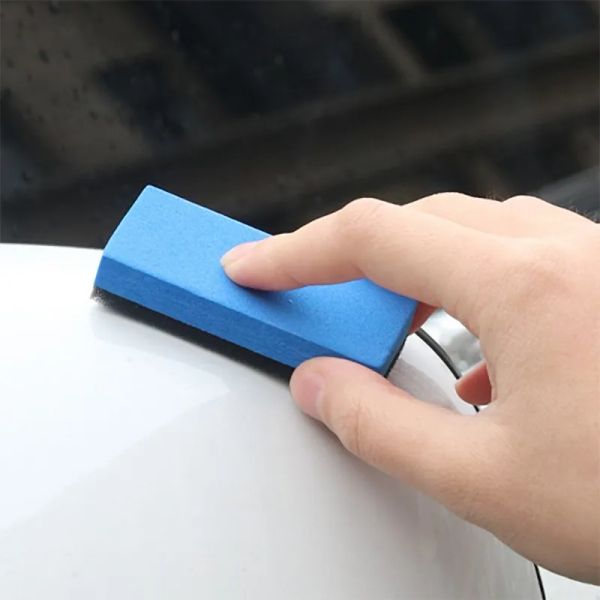 1-5-10pcs Car Wheel Cleaning Sponge Car Paint Surface Sponge Block Waxing Polishing Tire Brush Tools Car Wash Accessories