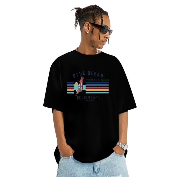 Soft T-Shirts for Men Casual Beach Cotton O Neck Short Sleeves Men Tees Fashion New Plus Size Custom Tees Shirts