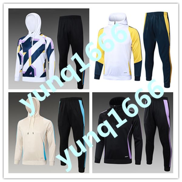 2024 kids Madrids hoodie soccer tracksuit football training sets 23 24 25 jacket with hood child tracksuits jogging sets survetement foot ch