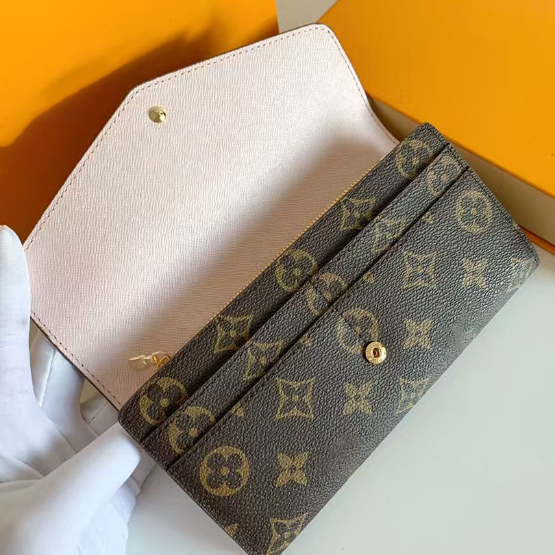 Lacel Urwebin Card Holders Trifold designer RFID Blocking Large Capacity cion Purse for Women Printed Long Leather Wallet Fashion Clutch mezzanines