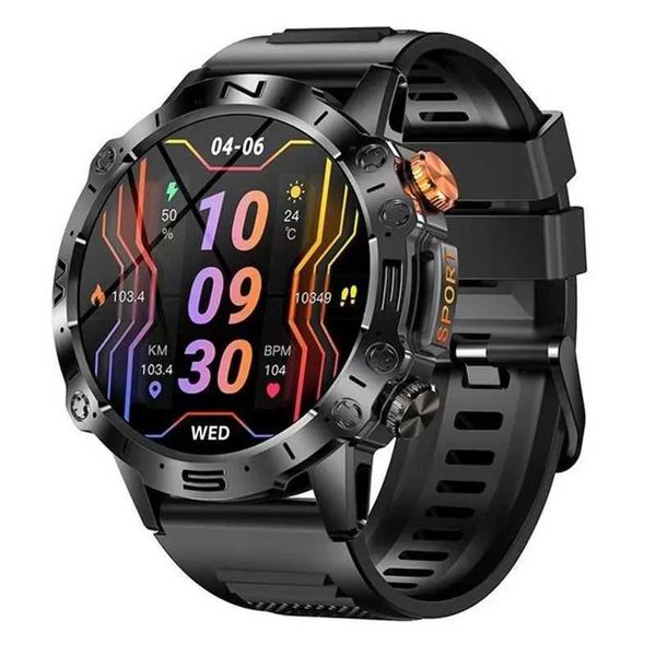 High Quality Smart Watch K59 AMOLED Large Screen Mens Outdoor Sports Watch BT Call Smart Watch 360mAh Long Standby Fitness Bracelet O241213