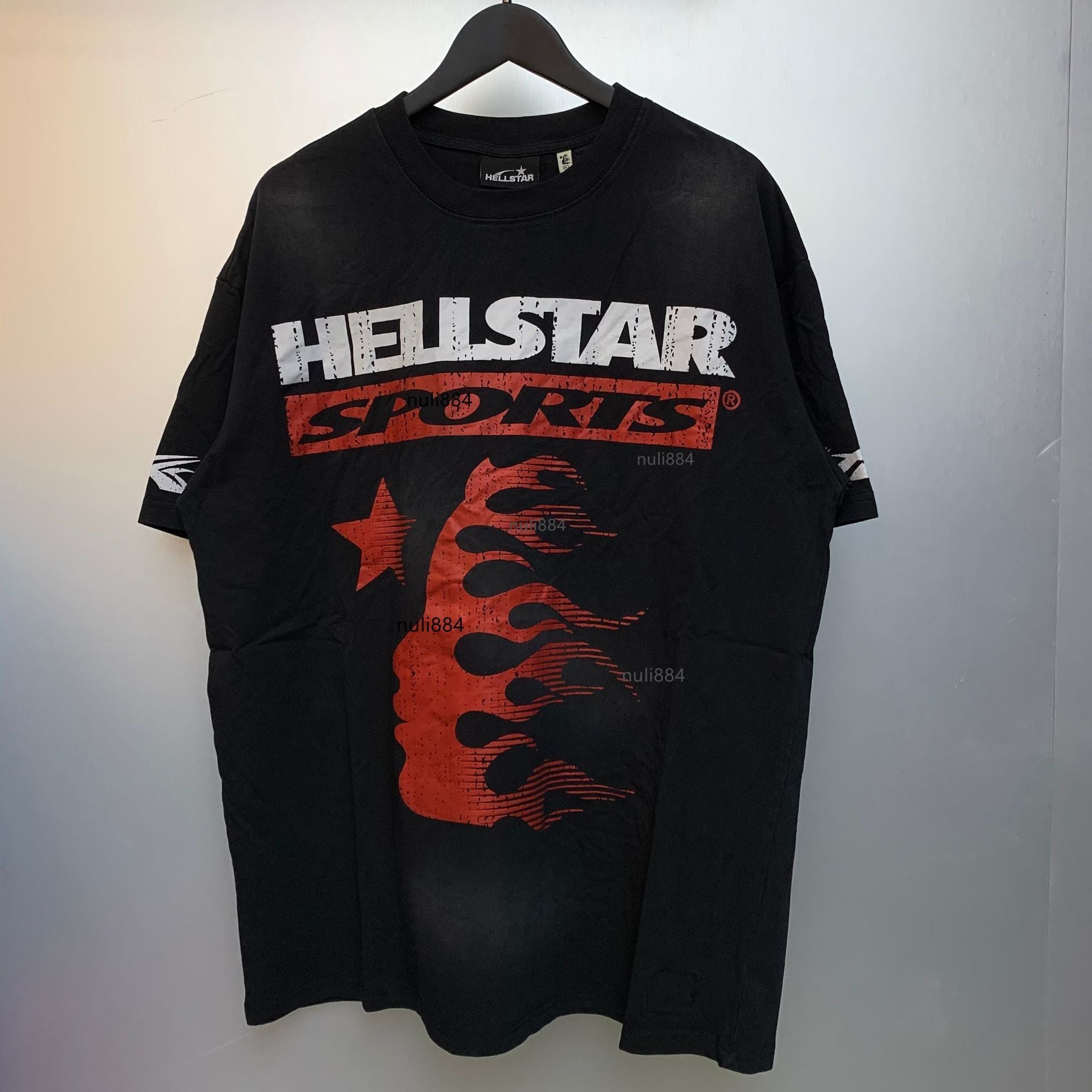 Helles Star Man Shirt Tee Short Man Designer Tshirt Inferno Star Shirt Luxury Mens Clothing Graphic Tee High Quality Cotton Helly Starhoodie Oversiz