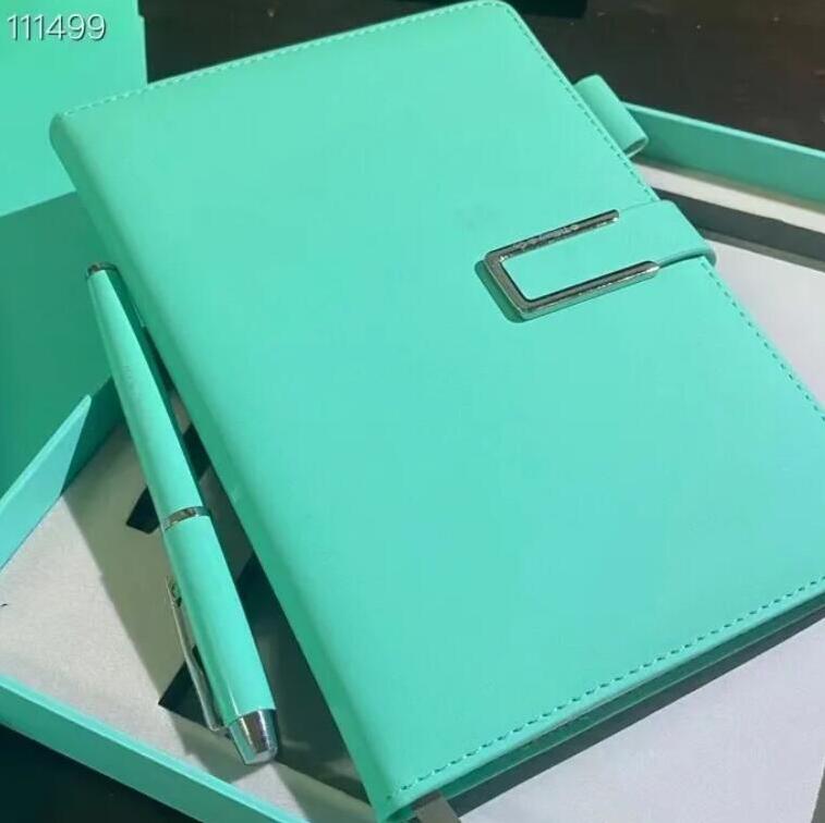 Wholesale retro fashion designer letter printing business thickening student A5 notebook with ballpoint pen