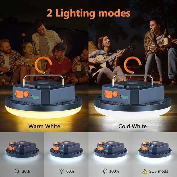 New Arrival Tent Light Charging Light 20W-30W Portable Lighting Night Market Light Outdoor Camera Bb Light Flashlight He D Z241121