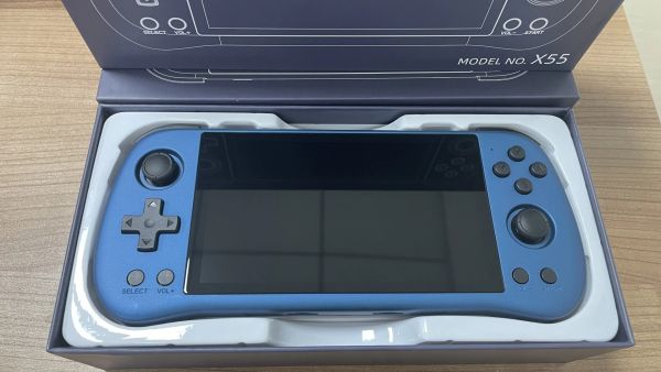POWKIDDY X55 5.5INCH IPS Screen Retro Handheld Game Console Linux System OpenSource RK3566 Video Game HDMI 512G PSP Games Gifts