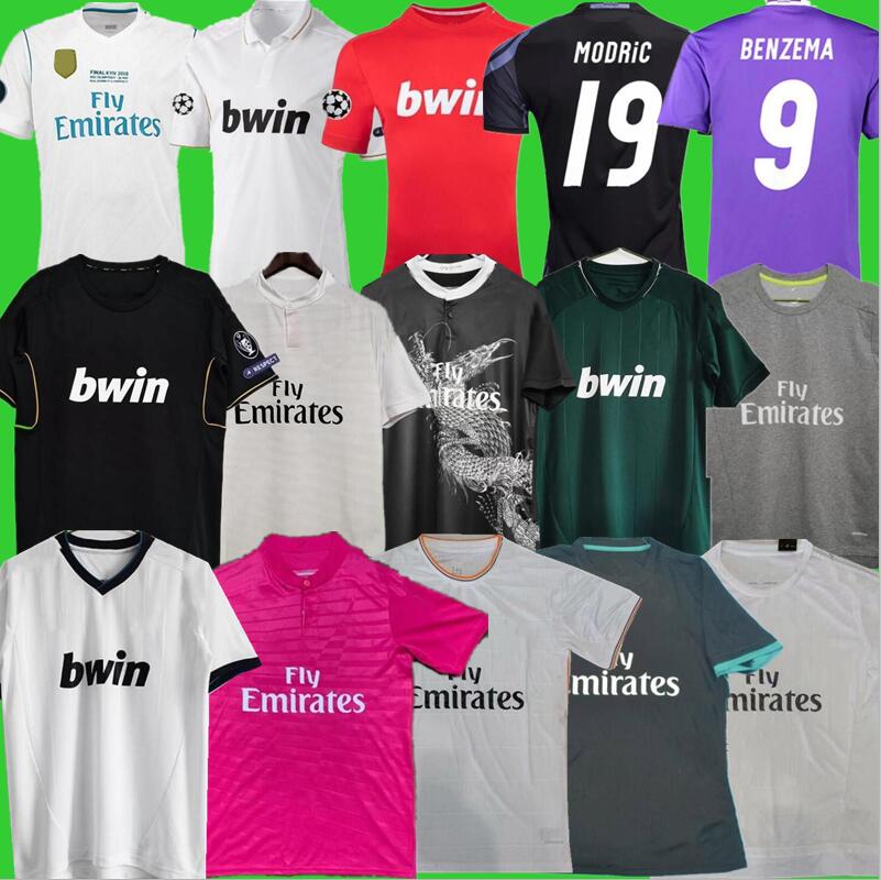 2016 2017 2018 real madrids soccer jerseys 16 17 18 BALE BENZEMA MODRIC Retro football shirts Vintage ISCO Maillot SERGIO RAMOS RONALDO Camiseta lon