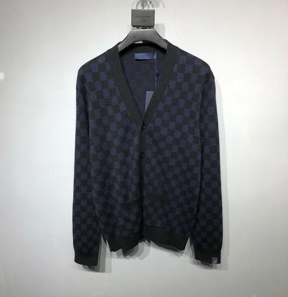 New AOP jacquard letter knitted sweater in autumn - winter 2024acquard knitting machine e Custom jnlarged detail crew neck cotton rgf4E35d