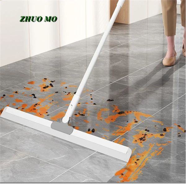 Magic Combination Water Scraper Broom for Kitchen Silicone Floor Bathroom Home Cleaning Tools Mop Head 35 cm 45 55cm 240412