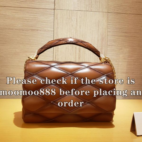 12A All-New Mirror Quality Designer 23cm Go 14 Bags Luxury MM Teist Handbags Womens Lambskin Quilted Flap Bag Real Leather Black Purse Cross