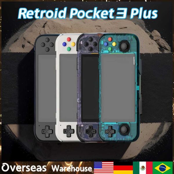 Retroid Pocket 3 Plus Handheld Retro Game Console video game PSP Gift Birthday Gift Video Game Consoles Retro Game Console 4.7XJ250211