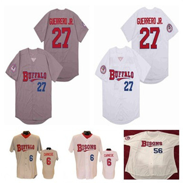 Vladimir Guerrero Jr. Buffalo Bisons Jersey Baseball Lourdes Gurriel Jr. Cavan Biggio Bo Bichette Carnegie Randal Grichuk Eric Sogard Matt Chapman G