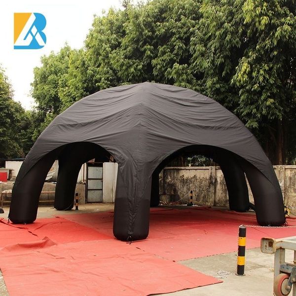 Best Inflatable Manufacturers Black Giant Inflatable Spider Tent for Personalized Blow up