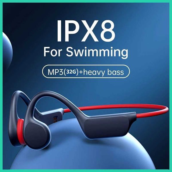 Phone Cell Earphones Pro New Bone Conduction Headsets Bluetooth After Ipx8 Waterproof Mp3 For Shokz Openswim Ear Hook Headset Mic Swimming H