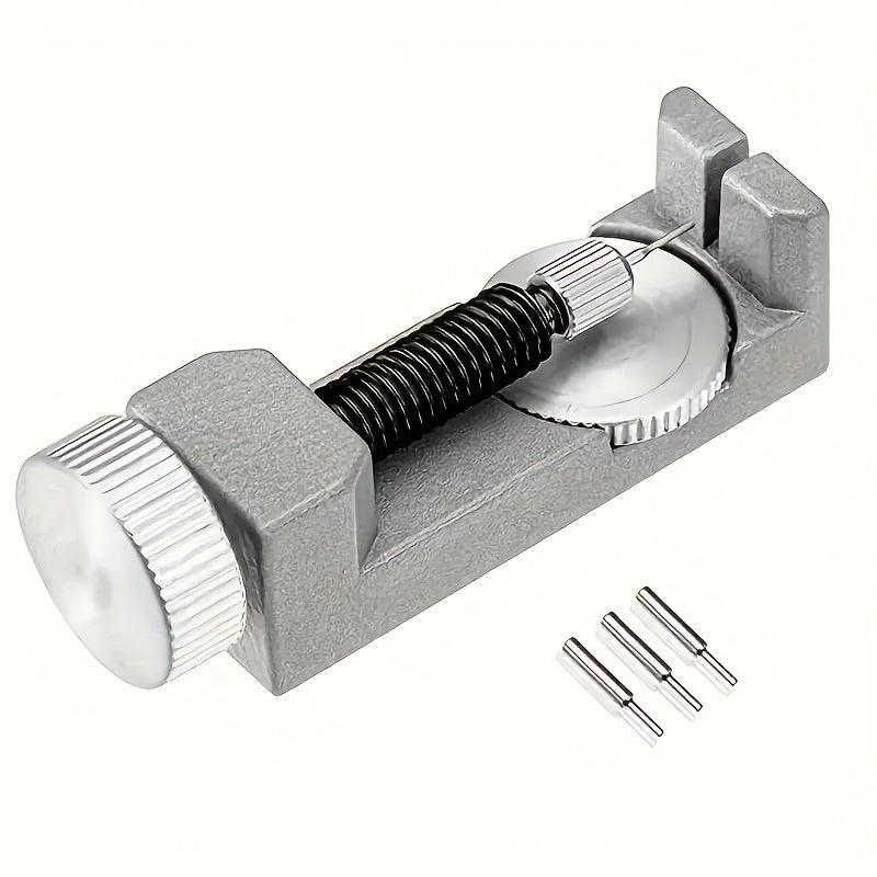 TEMU Watch Strap Removal Tool Set With 3 Pins - Adjustable Size, Bracelet Link Repair & Replacement, Durable Metal Construction Watchmaking, Watch
