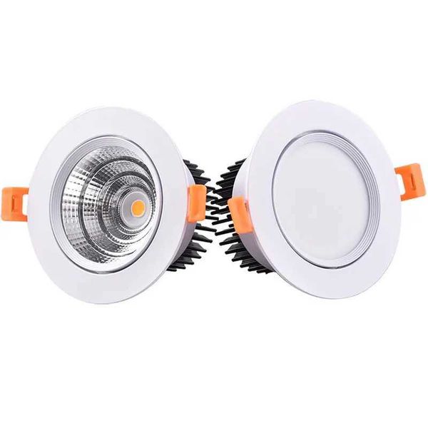 Super Brightness AC85-230V LED COB Dimmable Downlights 3W 5W 7W 9W 12W 15W LED Ceiling Lamp Spot Light Y240822