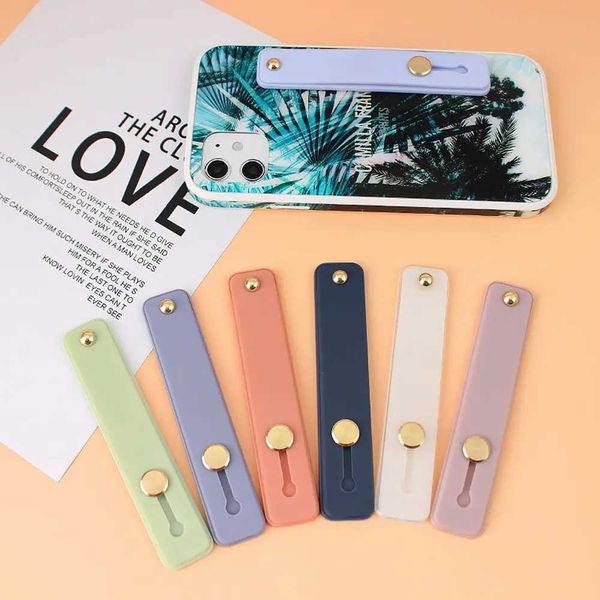 Cell Phone Mounts Holders Phone Grip Portable Telescopic Finger DIY Strap Bracket Universal Silicone Phone Finger Ring Holder Grip Stand CL2