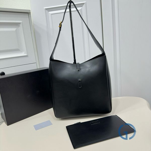 Designer Le 5a7 Shoulder Hobo Bag Suede Leather Underarm Handbag Women Fashion Luxury Black Beige Bags