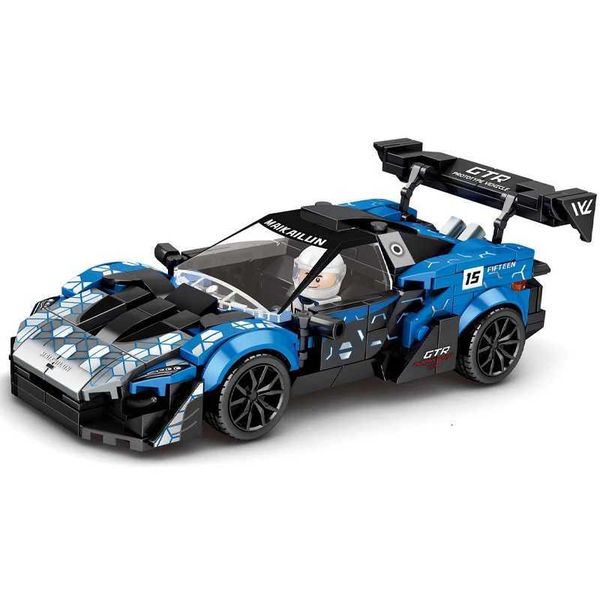 Hot Speed Champions McLaren Senna GTR Supercar Model Building Blocks Rally Stickers Car Racing Characters Brick Toys Birthday Gift Y241026