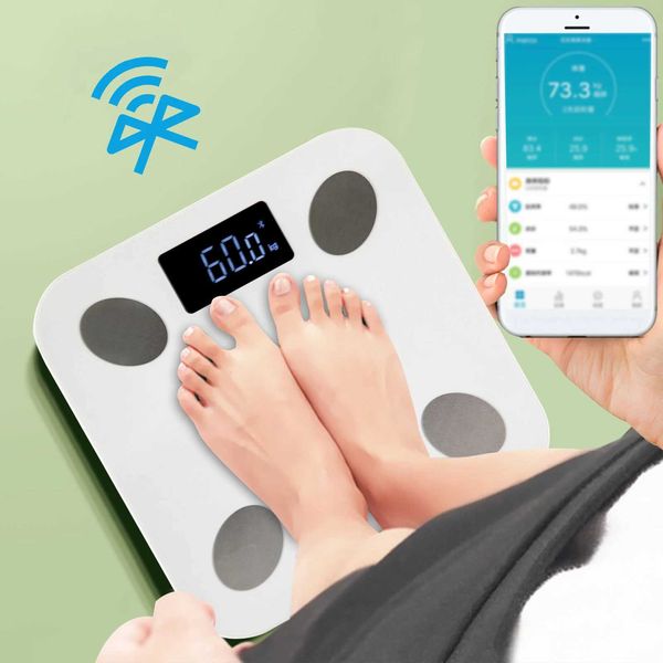 Body Weight Scales Smart BMI Digital Scale Measuring Weight and Body Fat Most Accurate Bluetooth Scale White z240930