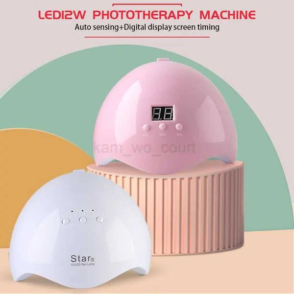 Arte Clavo 12W UV LED Lamp Nail Art Dryer Manicure Tool Equipment Quickly Dry Curing Gel Nail Polish Star 1 Gel Lacquer VarnishM240729