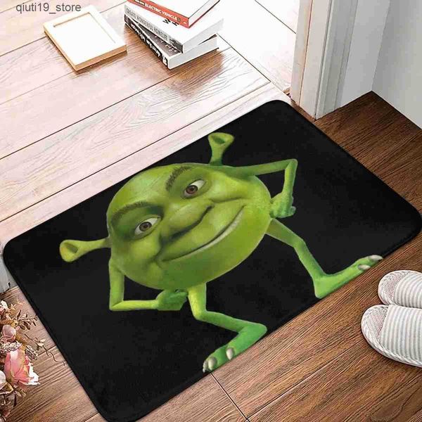 Bath Mats Shrek Wazowski anti slip door mat carpet kitchen entrance bathroom living room floor mat J241206