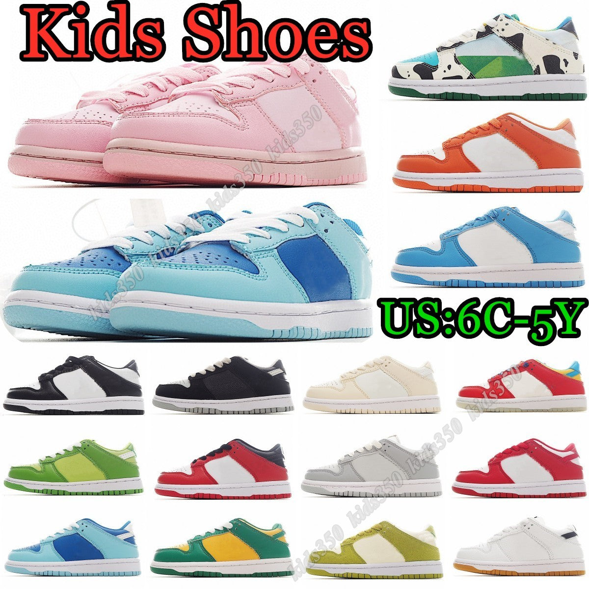 kids shoes toddler sneakers designer trainers pink red blue low Girls boys ports baby Running basketball shoe black white kid youth infants
