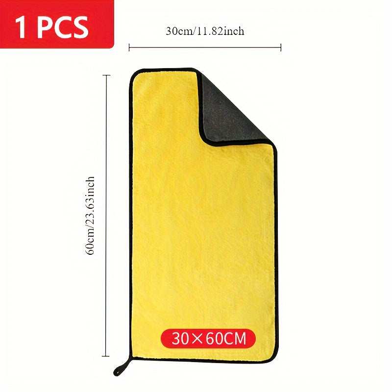 TEMU Truck Car Super Absorbent Car Wash Microfiber Towel Car Cleaning Drying Cloth Extra Large Size Drying Towel Car Care Detailing