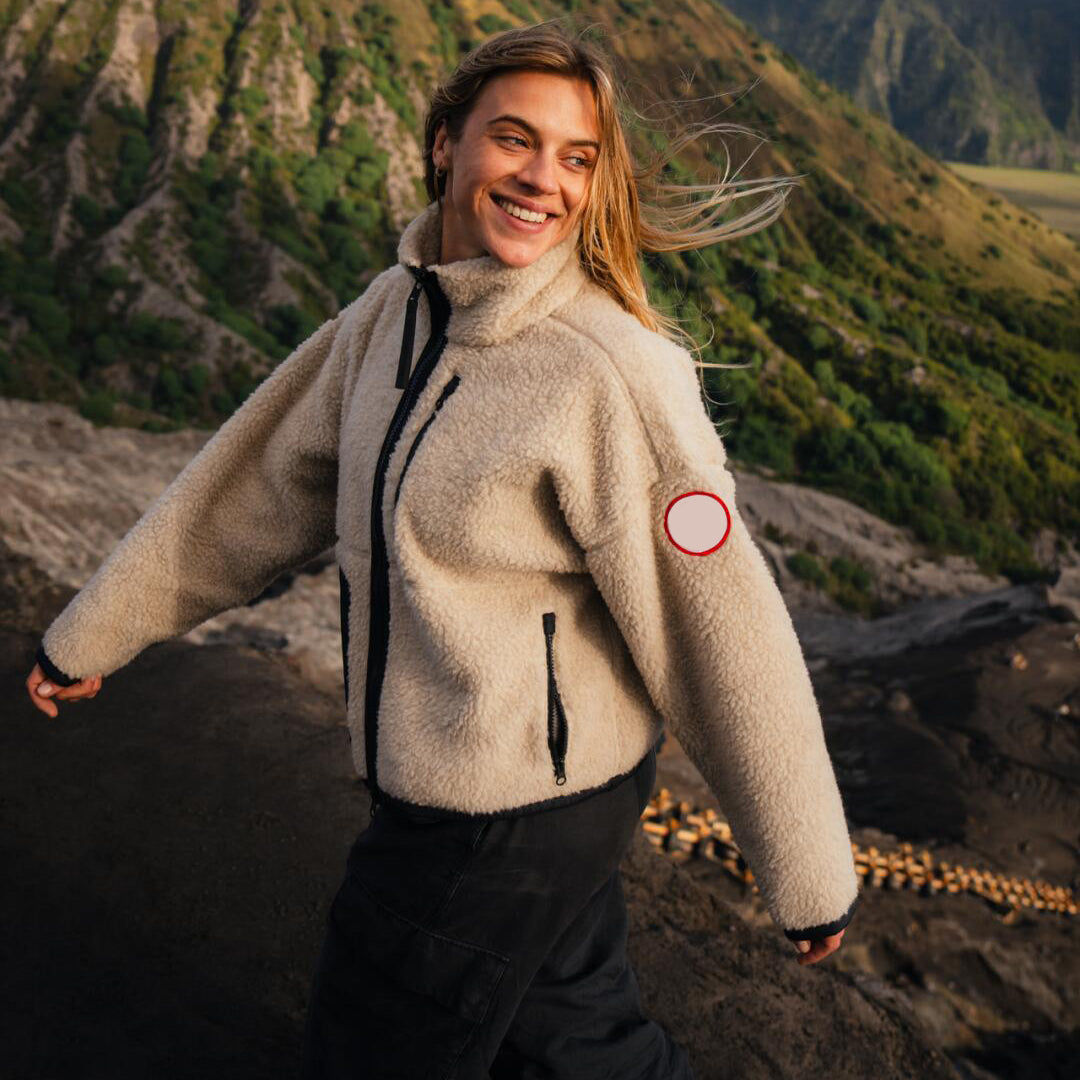 Women&#039;s Jackets Canada Jacket Winter Fleece Jacket Men Faux Shearling Outerwear Coats Female Suede Fur Coat Men Warm Thickened Lamb Puffer