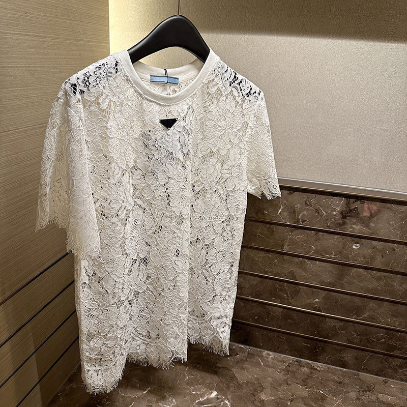 Womens t shirt Vest P Stylist Sweaters Sleeveless Knits 23SS Fashion Casual Tees Short Tops Style Slim Tees Casual Tops Women Clothing S-L