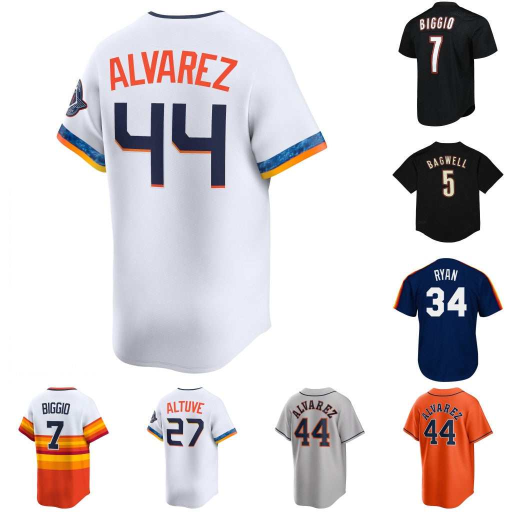 2025 JOSE ALTUVE Baseball jersey GEORGE SPRINGER BRANTLEY Justin Verlander ALEX BREGMAN KYLE TUCKER CRAIG BIGGIO Ryan Men Women Youth City Connect J