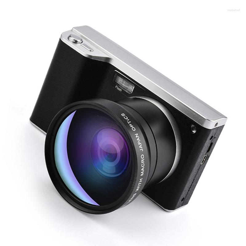 Digital Cameras 4 Inch Camera Ultra HD 24 Million Pixel 1080P 12X Optical Zoom Mini Single IPS Press Screen SLR