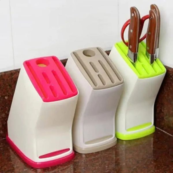 1PCS Creative Kitchen Kitchen Storage Rack Rack Durável Suporte de faca multifuncional Talhery Rack Kitchen Finisher 241205