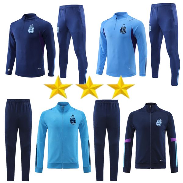 Soccer Sets-Tracksuits Soccer Sets-Tracksuits 2022 National team LAUTARO Argentina football tracksuits MARADONA ENZO DYBALA DE PAUL DI MARIA