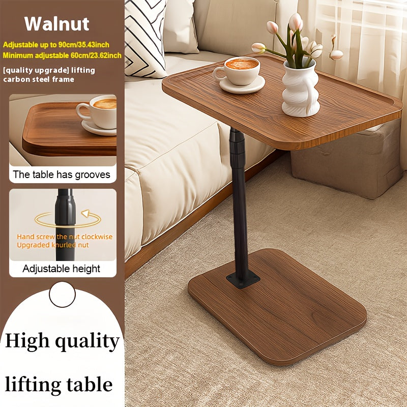 TEMU 1pc Light Luxury Vertical Shelf, Computer Desk.lifting Design, Free Adjustment, Desktop, Not Easy To Slip, Suitable For Vase, Aromatherapy,