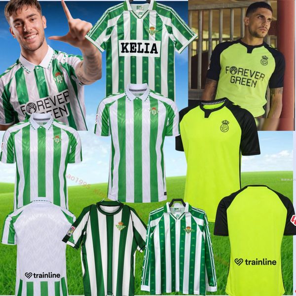24 25 Real Betis Soccer Jerseys ISCO 2024 2025 JOHNNY PEZZELLA EZ ABDE FEKIR AVILA CHIMY Football Shirts AYOZE BAKAMBU SABALY Men Uniforms K