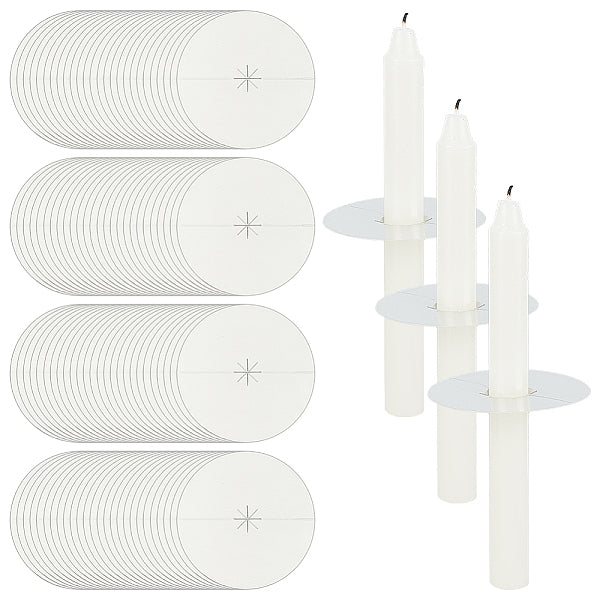 Kerzentablett aus aluminisiertem Papier