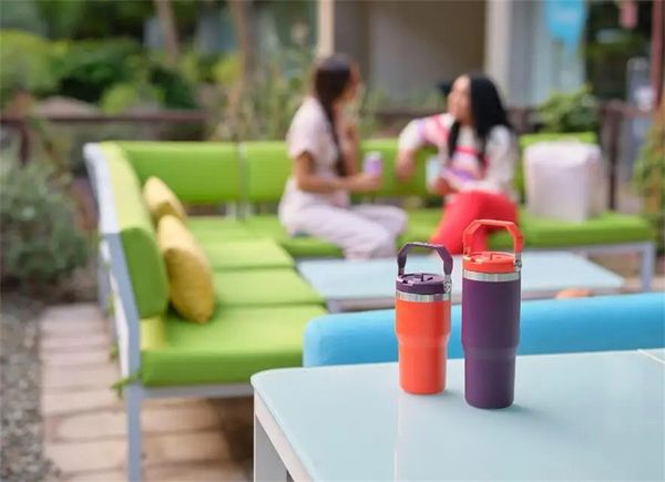 30oz Tumbler With handheld Straw Lids Leopard Stainless Steel Coffee Termos Car Vacuum Cup 30 oz Water Bottles for Water Cold Warm With Box