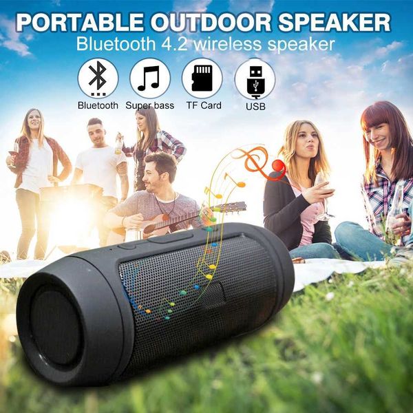 Loudspeaker box Waterproof Portable Speaker Mini Music Bass Speaker Subwoofer Outdoor Wireless Loudspeaker Sound Bar FM Radio TF Card Z24102