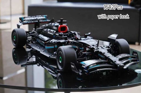 Blocks Blocks Moc 42171 Speed Race F1 W14 E Performance Car Model 1642Pcs Building Brick Puzzle Toys for Kids Boys Adult Gift H241116 Y25020