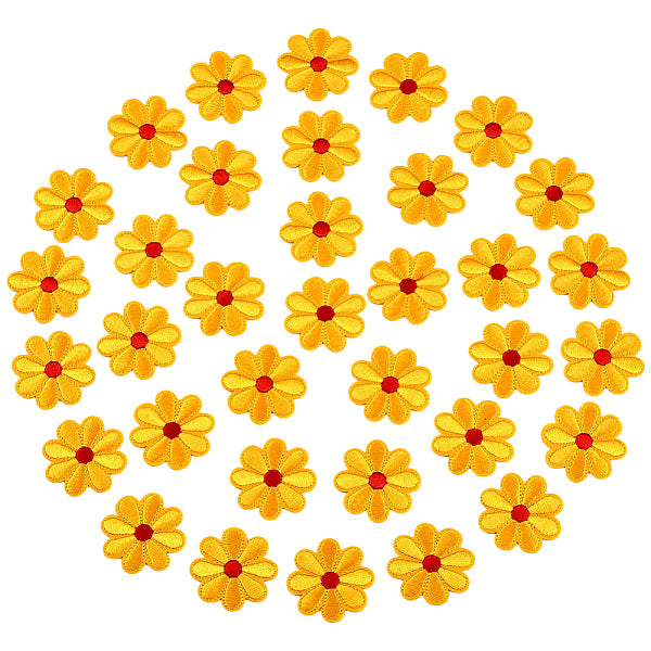 50 pezzo di stoffa da ricamo computerizzata con ferro da stiro-cucire su toppe