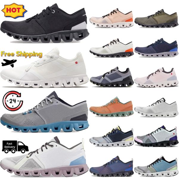 Free shipping Low running shoes ivory black white heron alloy Grey Hay Shell Heather rust red rose sand mens designer sneakers womens outdoo