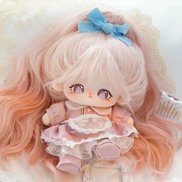 Stuffed Plush Animals 20cm Cute Idol Plush Cotton Star Doll Diy Kawaii Stuffed Baby Plush Doll Toy Fan Series Childrens Girl Gift H241231